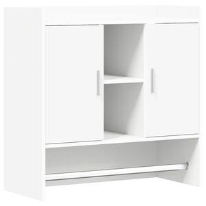 vidaXL Wall Shelf Wall-Mounted White 80 x 36 x 80 cm Engineered Wood