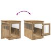 vidaXL Dog Crate Furniture Artisan Oak 55x80x68 cm Engineered Wood