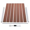 vidaXL Fence Panel WPC 180x146 cm Brown