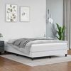 vidaXL Pocket Spring Bed Mattress Medium White 140x190x20 cm Faux Leather