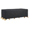 vidaXL Furniture Cover Plain Black 300 x 110 x 70 cm 420D