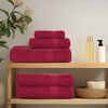 vidaXL Guest Towels "FROGN" 2 pcs Bordeaux 30x50 cm 360 gsm