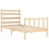 vidaXL Bed Frame without Mattress 90x190 cm Single Solid Wood Pine