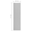 vidaXL Carpet Runner Light Grey 80x300 cm