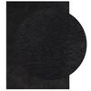 vidaXL Rug HUARTE Short Pile Soft and Washable Black 140x200 cm