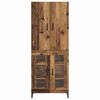 vidaXL Highboard Old Wood 69.5 x 34 x 180 cm Engineered Wood