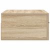 vidaXL Wall-mounted Bedside Cabinets 2 pcs Sonoma Oak 35x35x20 cm
