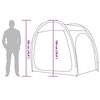 vidaXL Bike Storage Tent with Roof Green 218 x 156 x 180 cm