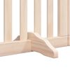 vidaXL Dog Gate with Door Foldable 15 Panels 750 cm Poplar Wood