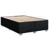 vidaXL Bed Frame without Mattress Black&nbsp;Double Fabric