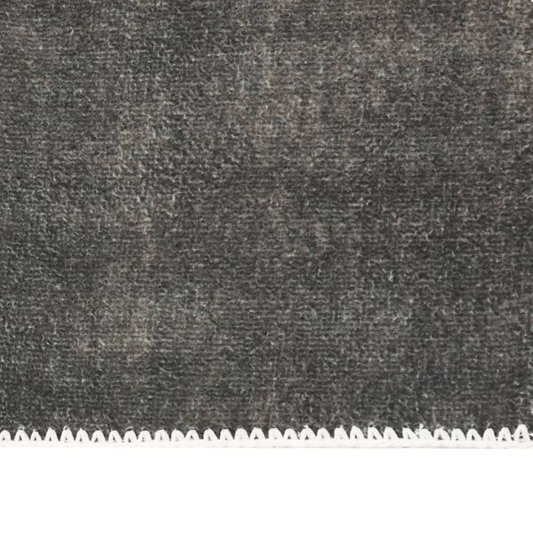 vidaXL Rug Washable Foldable Taupe 140x200 cm Polyester
