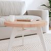vidaXL Table Top &Oslash;60x4 cm Round Solid Wood Beech
