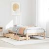 vidaXL Bed Frame with Drawers without Mattress 75x190 cm Small Single