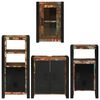 vidaXL Bathroom Furniture Set 4 pcs Multicolour Solid Reclaimed Wood