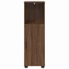 vidaXL Bathroom Cabinet with Storage Brown Oak 30 x 35 x 95 cm
