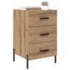 vidaXL Bedside Cabinet Artisan Oak 40 x 40 x 66 cm Engineered Wood