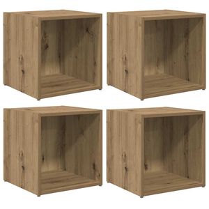 vidaXL TV Cabinet Set 4 pcs Artisan Oak Engineered Wood