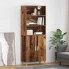 vidaXL Highboard Old Wood 69.5 x 32.5 x 180 cm Engineered Wood