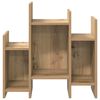 vidaXL Side Cabinet Artisan Oak 60 x 26 x 60 cm Engineered Wood