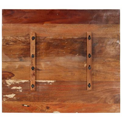 vidaXL Table Top 80x70x(2.5-2.7) cm Solid Wood Reclaimed