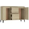 vidaXL Sideboard Sonoma Oak 102x35x70 cm Engineered Wood