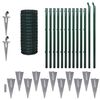 vidaXL Euro Fence Steel 25x1 m Green