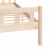vidaXL Bed Frame without Mattress Solid Wood 160x200 cm