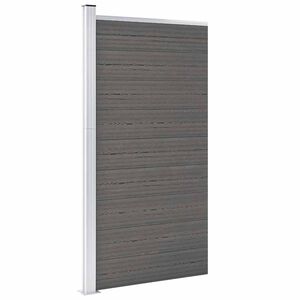 vidaXL Fence Panel WPC 95x186 cm Grey