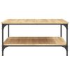 vidaXL Coffee Table Sonoma Oak 80x80x40 cm Engineered Wood