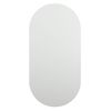 vidaXL Mirror with LED Lights 60x30 cm Glass Oval