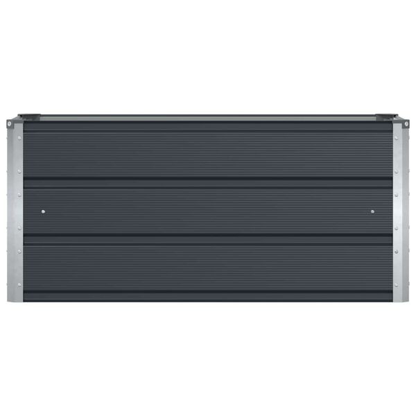 vidaXL Planter Anthracite 100 x 40 x 45 cm Steel