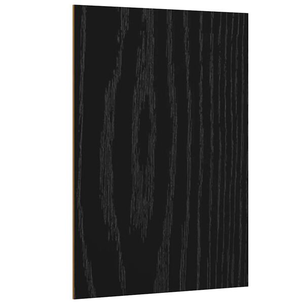 vidaXL Decor Panels 12 pcs Black Oak 15 x 21 x 0.27 cm Engineered Wood