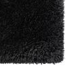 vidaXL High Pile Shaggy Rug Black 140x200 cm 50 mm