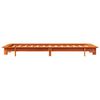 vidaXL Bed Frame without Mattress Wax Brown 100x200 cm Solid Wood Pine