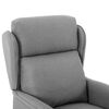 vidaXL Recliner Chair Light grey 67.5 x 93.5 x 101.5 cm Fabric