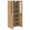 vidaXL Highboard 2 pcs Artisan Oak Engineered Wood