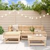 vidaXL 5 Piece Garden Lounge Set Solid Wood Pine
