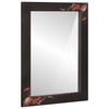 vidaXL Mirror Wall-mounted Multicolour 70 x 50 x 3 cm Glass