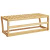vidaXL Towel Shelf Wall-mounted 60x25x20 cm Bamboo
