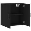 vidaXL Wall Cabinet Black 60x31x60 cm Engineered Wood