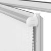 vidaXL Roller blind blackout 124.4x230 cm Fabric Width 120 cm white