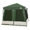 vidaXL Camping Tent Set Folding 2 pcs Green Taffeta and Fabric