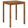 vidaXL Garden Bar Table Natural 80 x 80.5 x 105 cm Solid Acacia Wood