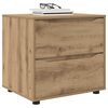 vidaXL Storage Cabinet Artisan Oak 60 x 48 x 57 cm Engineered Wood