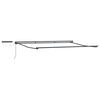 vidaXL Electric Retractable Awning Frame Anthracite 5 x 3.5 m Steel