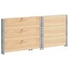 vidaXL Pallet Collars 3 pcs 60x80 cm Solid Pine Wood