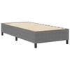 vidaXL Platform Bed Frame Light Grey 80 x 200 cm Fabric