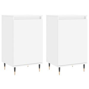 vidaXL Sideboards 2 pcs White 40x35x70 cm Engineered Wood
