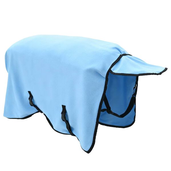 vidaXL Horse Blanket Full Aqua Polyester