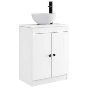 vidaXL Bathroom Vanity with Sink White 54 x 35 x 83 cm Engineered Wood